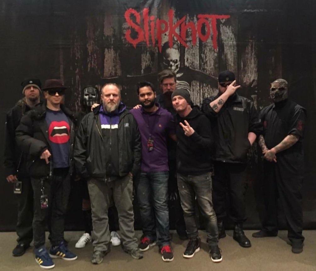 With Slipknot 2016