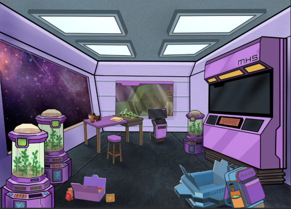 Ever wonder what the inside of the MHS spacecraft looked like? Well here's your sneak peak! This concept art shows a very detailed representation of what you can expect! Credit to Angela Jarecki. #spacegames #watergames #stemgames <a href="/MizzouSISLT/">Mizzou SISLT</a>