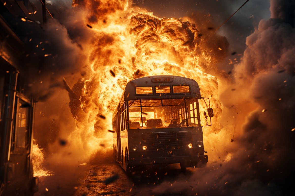 chaseleantj's tweet photo. How to make explosive cinematic scenes with Midjourney

Prompt: an epic cinematic still, [SUBJECT], fiery explosion, intense action, directed by michael bay

The key:

Adding "epic" and "intense action" to the prompt makes the explosion pop out.

Let's make some explosions! https://t.co/CgNZCeuW96
