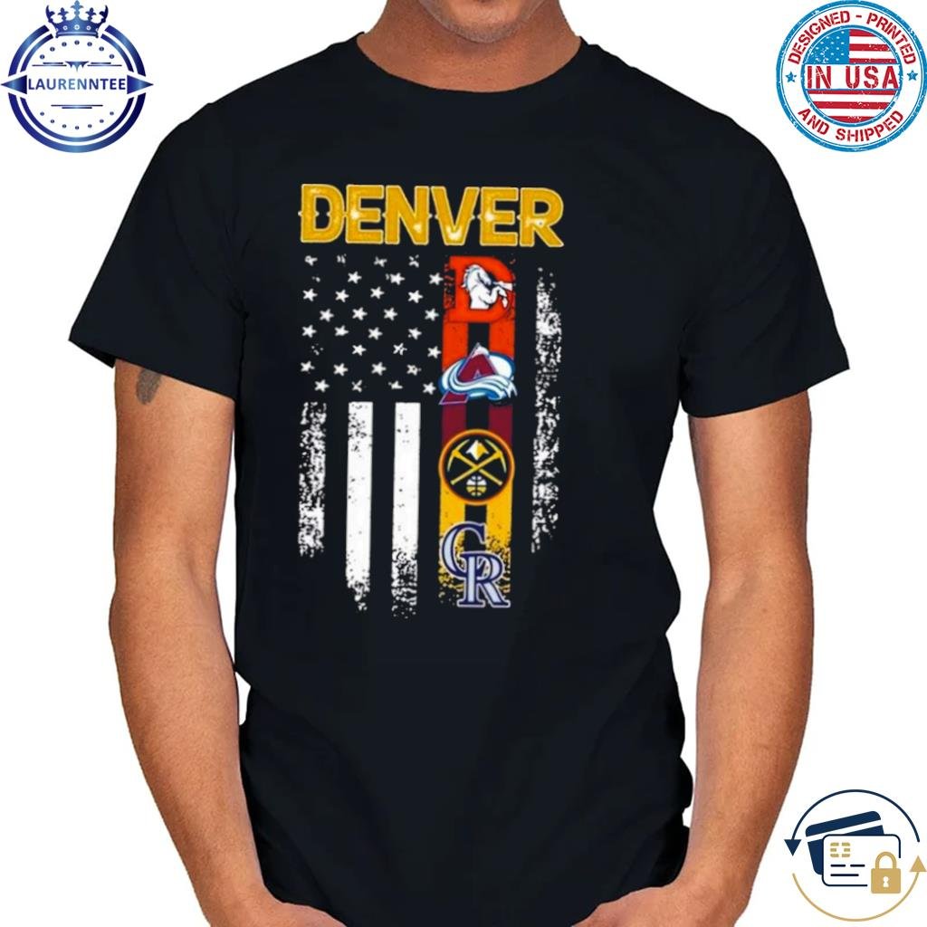 Colorado rockies denver nuggets denver broncos colorado avalanche with usa flag shirt
order here: https://t.co/J9SBhvIhz9 https://t.co/OVP6qo69ql