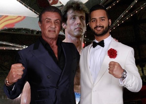 Photo taken in 2018 at Sly’s 72nd Birthday! 🎂🎉🎉 Keep Punching!! 🥊🥊🥊🥊