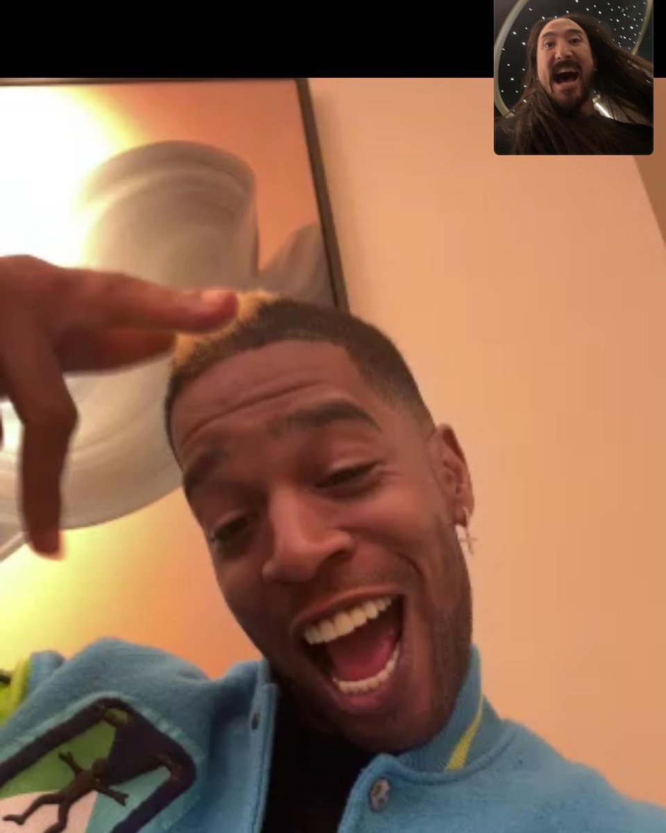 steveaoki's tweet photo. Got some news 🗞️ you’re all gonna be excited about coming soooooooon @KiDCuDi https://t.co/uA5n6vqqqr