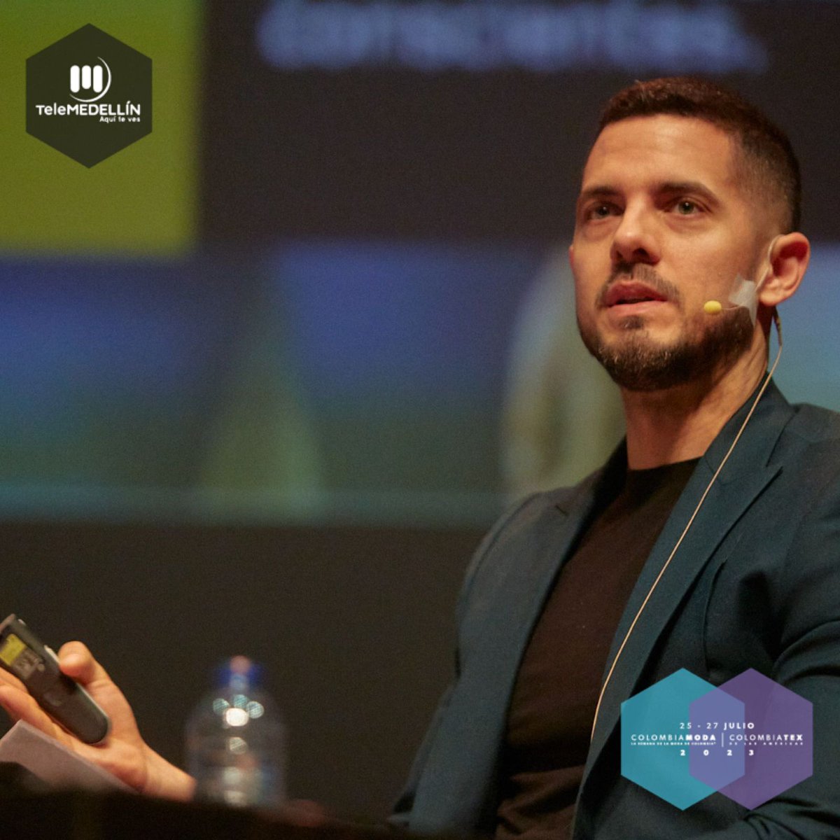 Telemedellin's tweet image. #TMEsModa | Expertos globales llegaron al pabellón del conocimiento para compartir sus saberes sobre la industria de la moda. 🧠💡🧶

Disfruta de la transmisión de todas las pasarelas en nuestra app #TM+ y en nuestras plataformas digitales.
