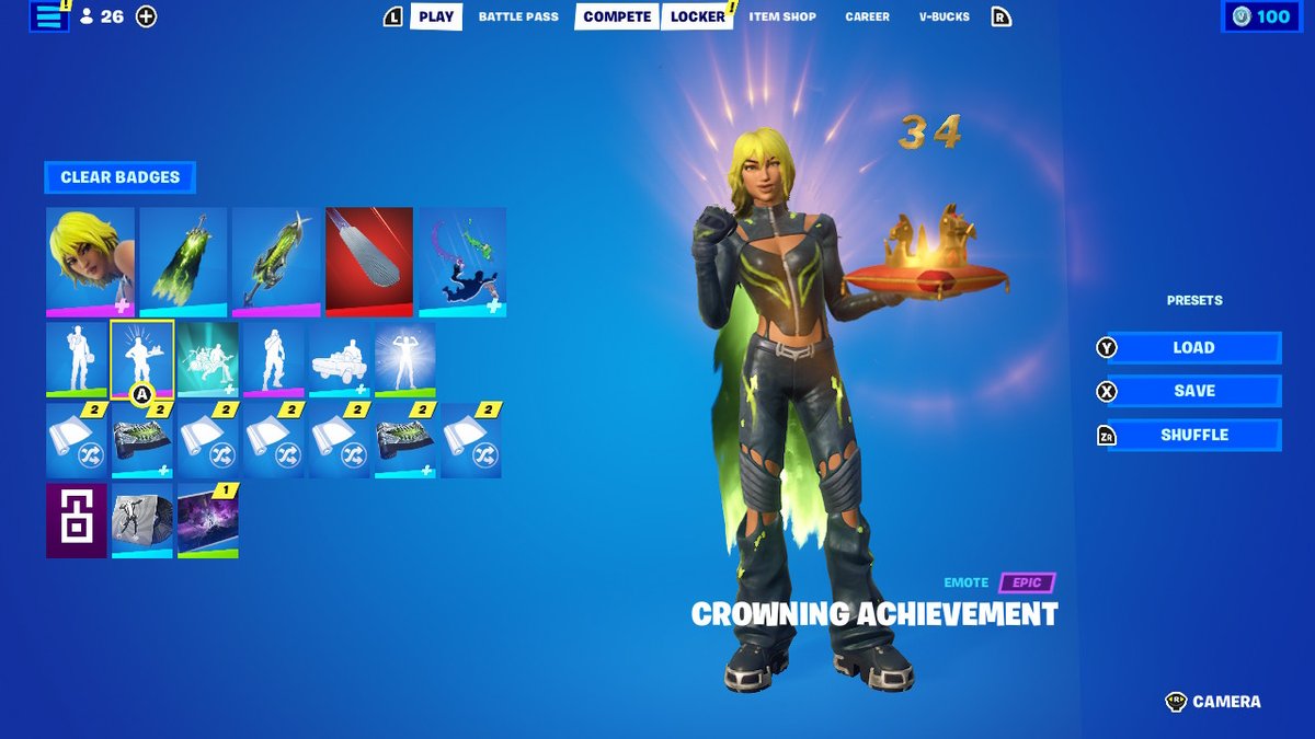 LouisV_Fresh's tweet photo. Can I get 100 before the season ends? #NintendoSwitch #EBE #Fortnite #fyp https://t.co/8sqv1EsHFK