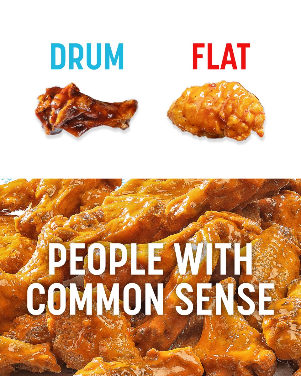 WingZone's tweet image. Us: July 29th is National Wing Day - do we get drums or flats? Mild or hot? Ranch or Bleu Cheese? 😬

Them: yes
