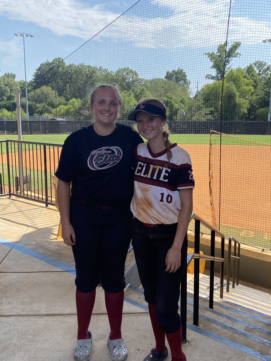 These two worked their tails off at the <a href="/LanderSoftball/">Lander Softball</a> camp today.  So proud of <a href="/hatley2024/">Abby Hatley</a> and <a href="/KHarris2025/">Kaylee Harris</a> …Big thanks to <a href="/Maddie_Evans7/">Maddie Evans Gibbs</a> coach Glover and the entire staff for a great day at camp.  They both can’t wait to come back soon!!!