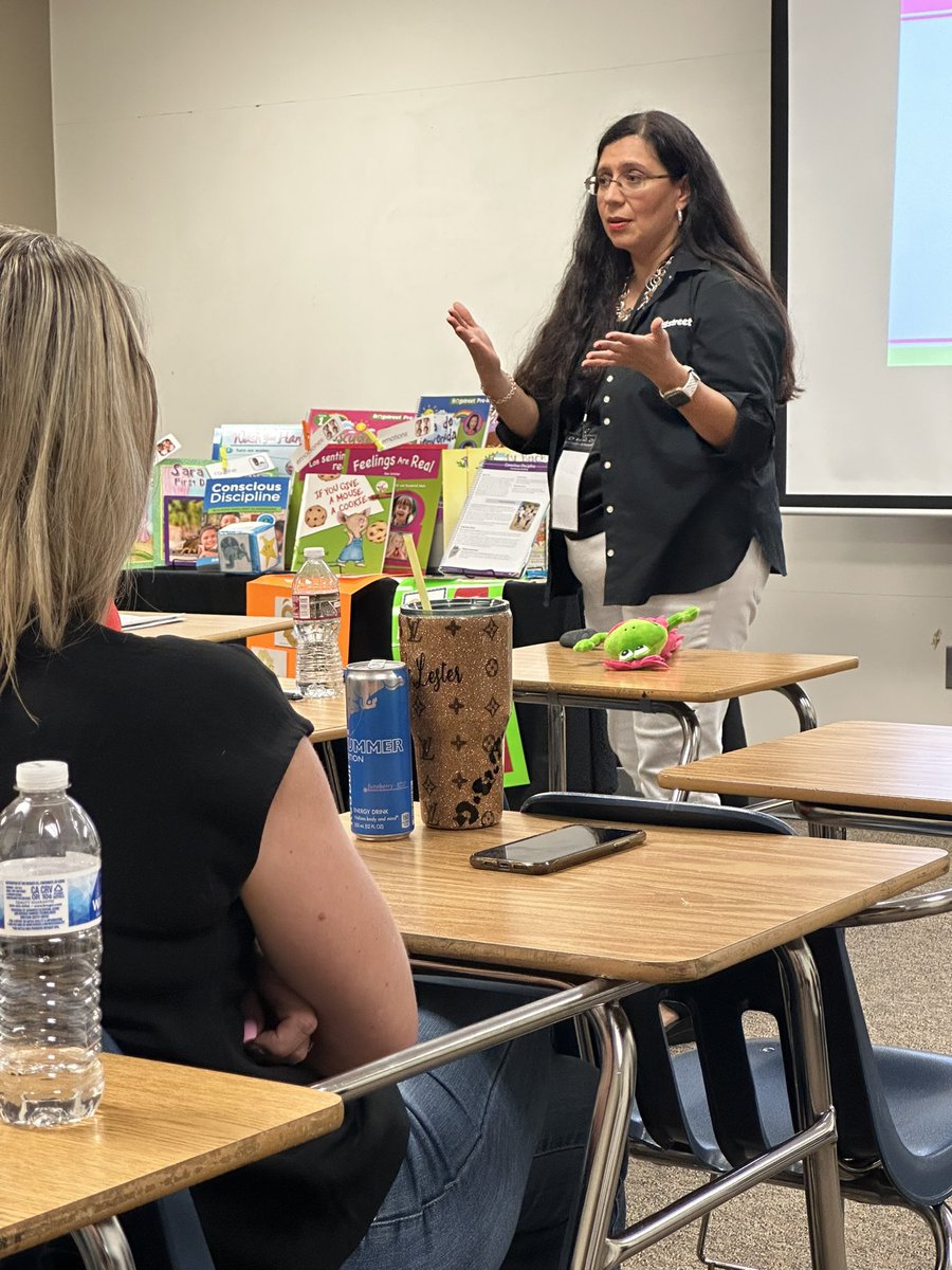 Social emotional development training with <a href="/frogstreet/">D Li</a> “self regulation is a higher indicator of student success than IQ” <a href="/sisd_prek/">SISD Pre-K</a> <a href="/KAndersonEduc8/">Kelli Anderson</a> <a href="/LaTracyHarris/">LaTracy Harris, Ed.D</a> @SISD_CoA @SpringISD_Super