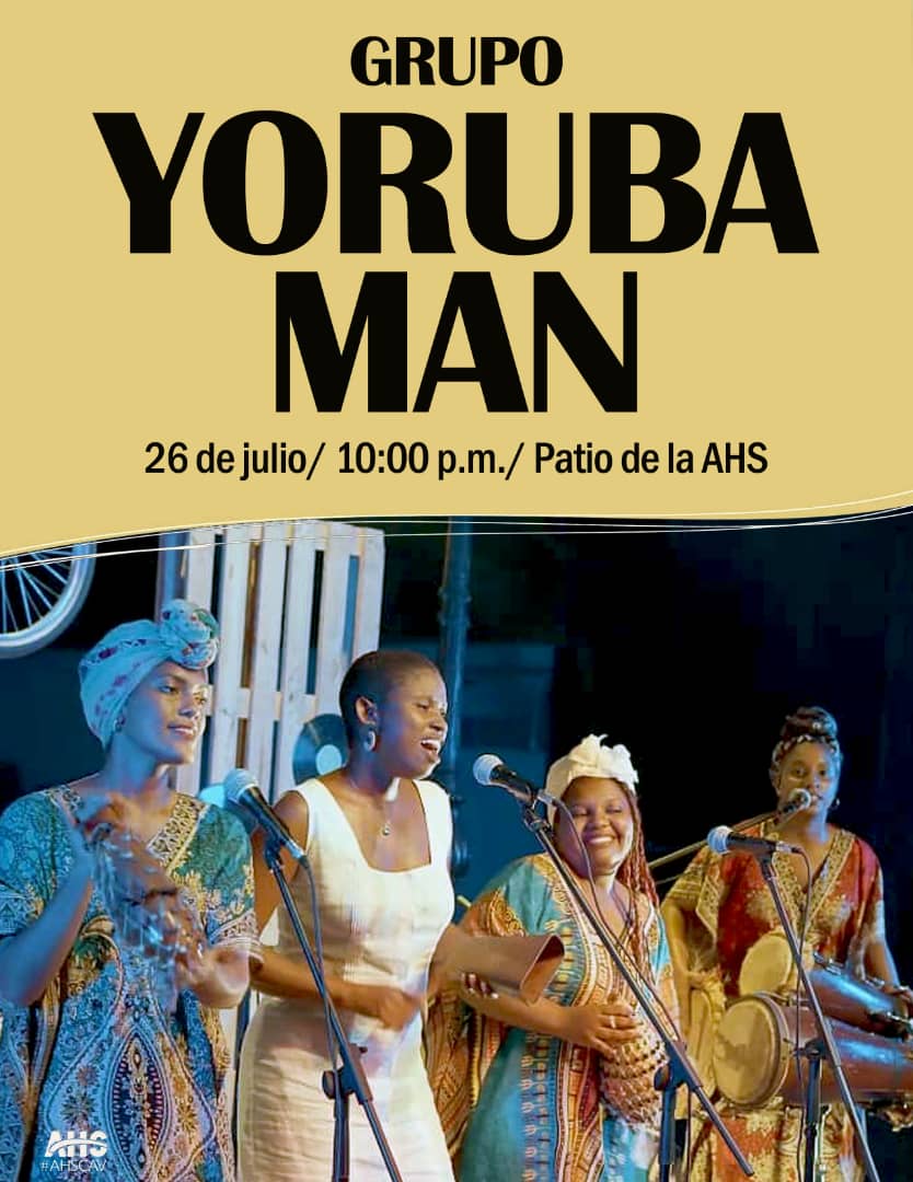 Te lo recomendamos.
Primera vez en la 🏠 la agrupación YorubaMan, desde la hermana provincia de Granma.
🎁 para el pueblo avileño, en el día de la rebeldía nacional. 
¡ Después no digas que no te dije ! ✌🏼
<a href="/massiel_santa/">Santísima</a>
#ahscav
#AHSGranma
#veranoconamor 
#latiravileño