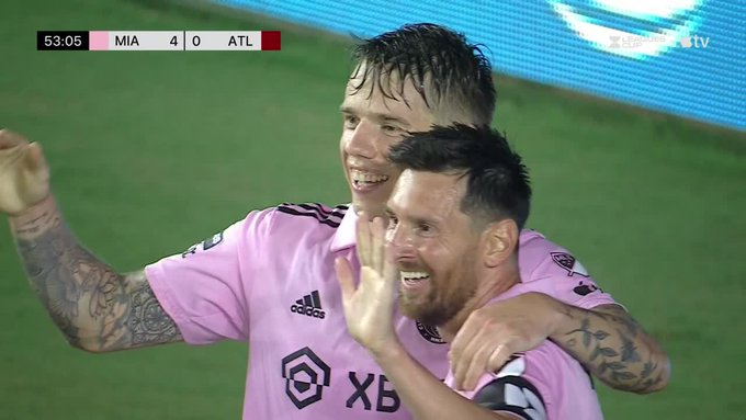 Robert Taylor brace from Messi's Assist #MIAvATL