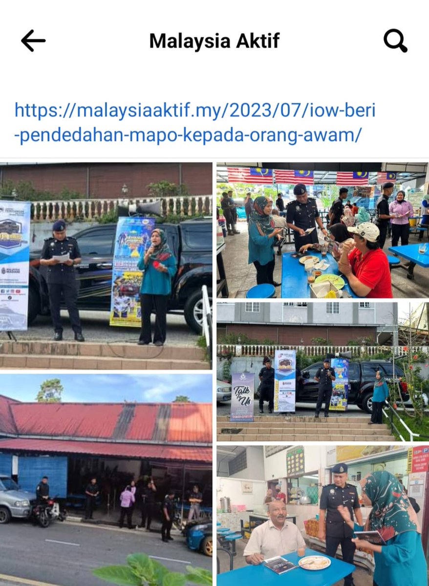 PejPenCameron's tweet photo. IoW Beri Pendedahan MAPO kepada Orang Awam
Laporan/foto: Intan Saziana
CAMERON HIGHLANDS, 26 Jul (Malaysiaktif)
#MalaysiaMADANI #JabatanPenerangan #phgkoi #cmsphg #PenCam #Jun2023 https://t.co/Tdl7mozTCQ