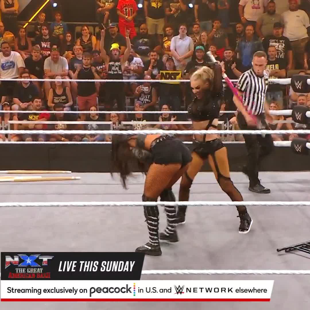 RT @WWE: .@DanaBrookeWWE is UNLEASHED!!! 

#WWENXT https://t.co/slK0tIUgU4