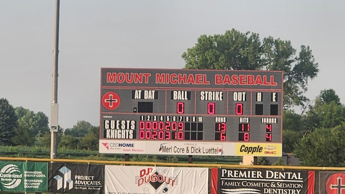 Wahoo State Bank Seniors are AREA 3 CHAMPS! Scored 9 in the top of the 7th! Christen closes it,  Sabathia with the win?   See you in Pierce for more state baseball! #nebpreps