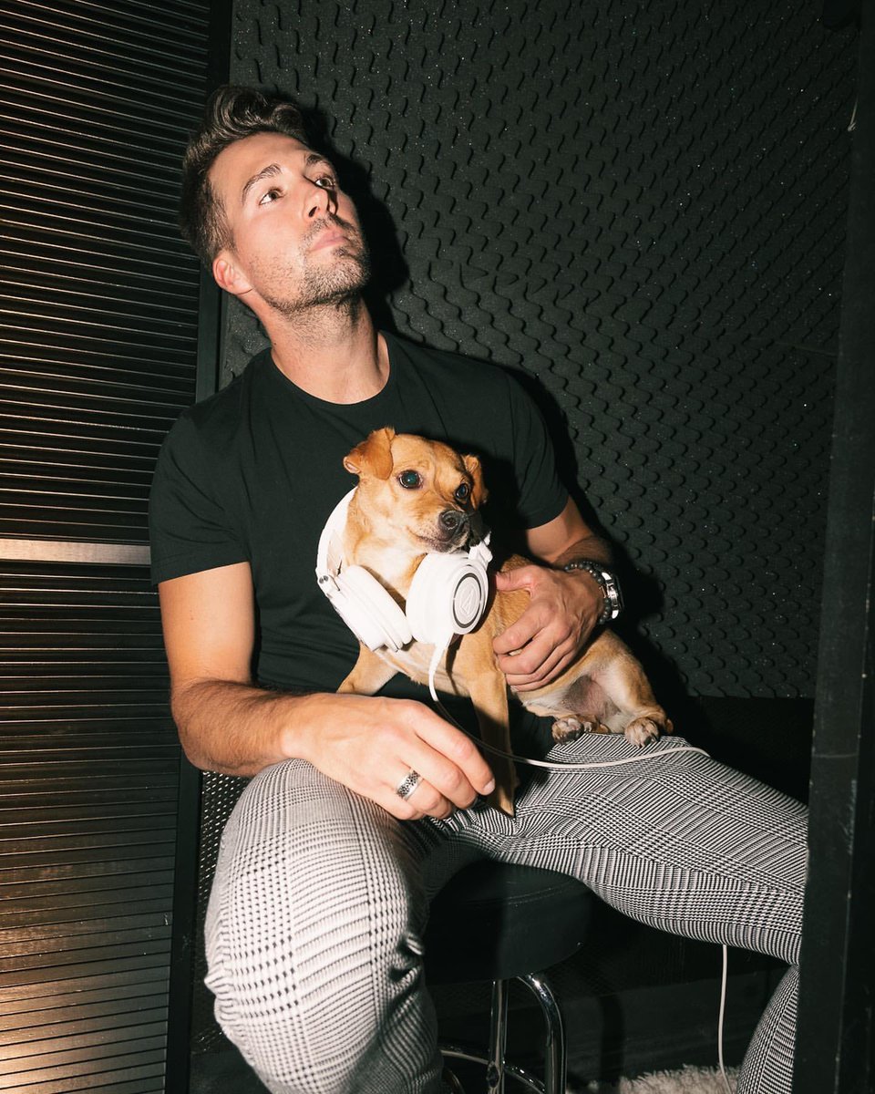 my pup 🐶 wanted to join the recording session 🤍