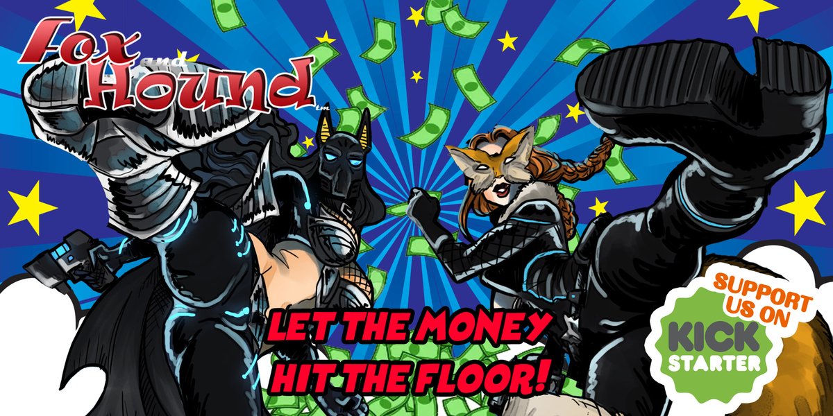 we are fully funded!!!! so go damn happy!!! but still 7 days left if you wanna grab your copy of Fox and Hound!! 

kck.st/3PC3ZTZ

#Kickstarter #crowdfunding #comic #indiecomics