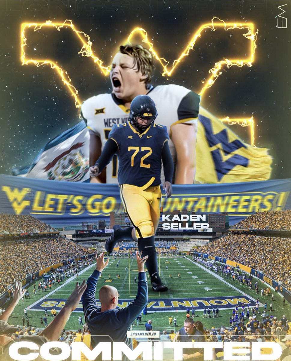 kadenseller_'s tweet photo. AGTG Blessed to call myself a mountaineer let’s go WVU💙💛‼️
@HKA_Tanalski @sivart220 @CoachTThompson @CoachKoonz @JohnSantagata1 @KohlsSnapping @Coach_Casper https://t.co/BbOO3jSaWu