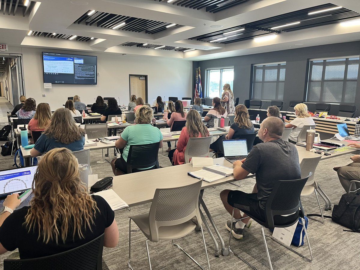 kstorebo's tweet photo. These Wyoming educators are going to move mountains! Such an impressive group of literacy leaders that will be amazing LETRS Local Facilitators! First state funded cohort learning from one of the best and one of our own @ErinPzinski @WYOEducation @LexiaLearning  #letrs https://t.co/93uiTKiMPN