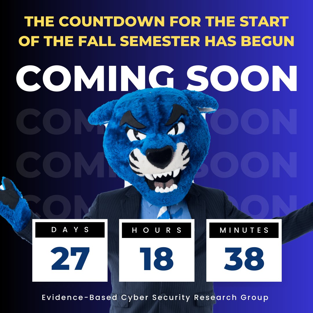 The countdown to the start of the Fall2023 semester has begun! GSU students will return to campus in less than a month. #ATL has missed our #Panthers!
Please  check over your intended course list and keep your eyes peeled for classes taught by EBCS Partners! #WelcomeHomePanthers!