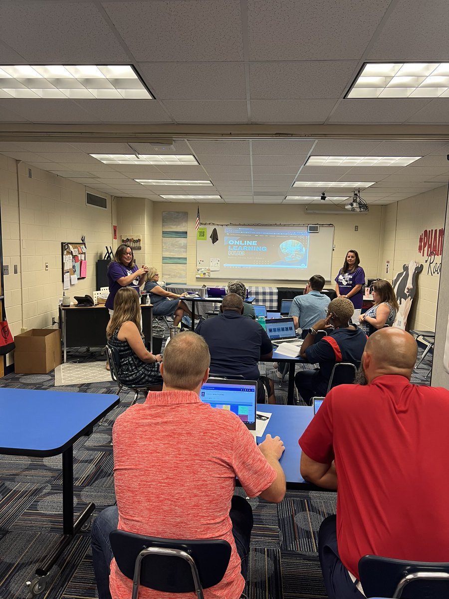 The Online Learning Roadshow kicked off today! First stop was <a href="/PatriotsPhhs/">Patrick Henry HS</a> followed by Liberty Middle School! We couldn’t wait to share the amazing changes and partnerships happening as we prepare for the upcoming school year!