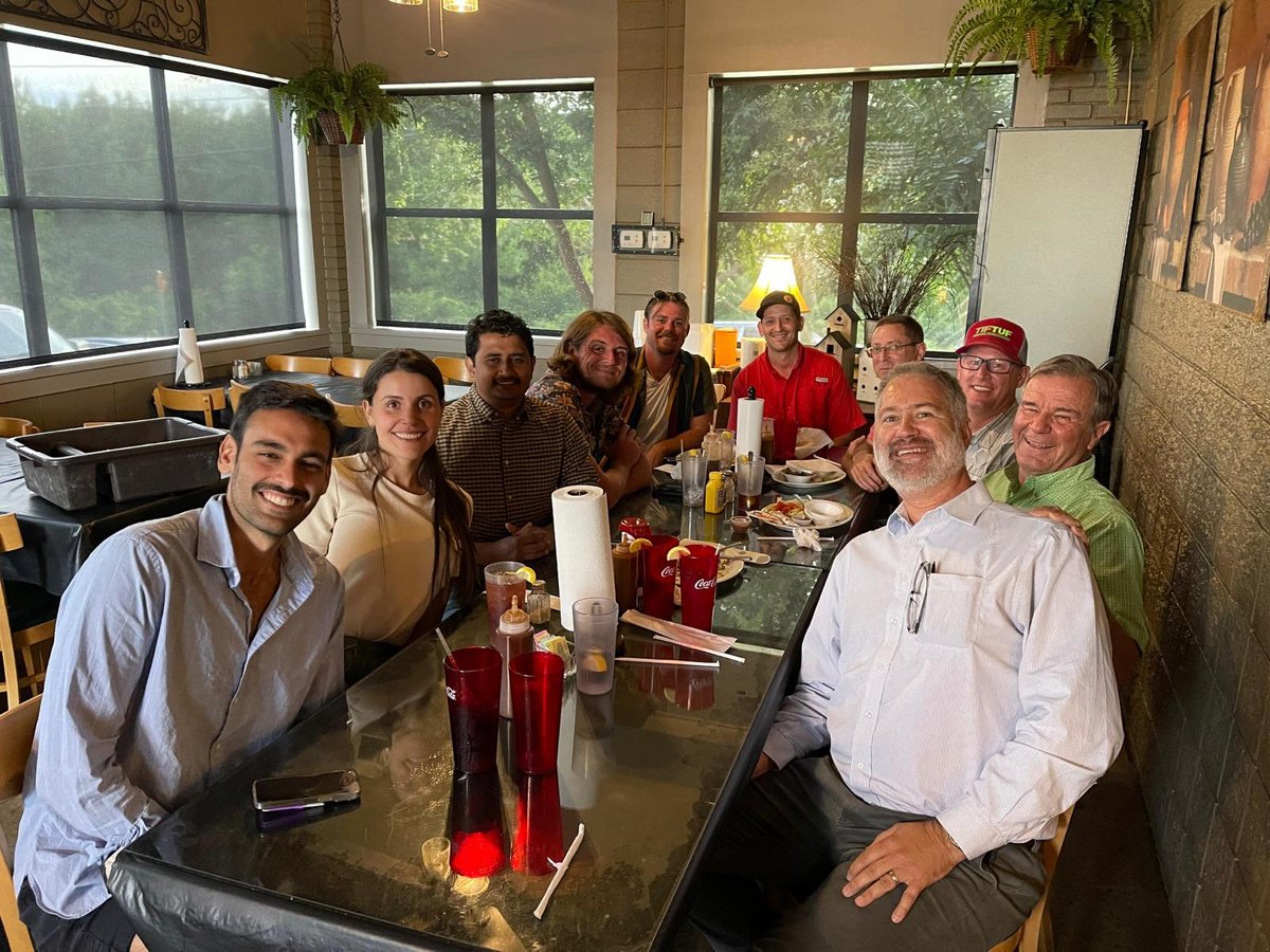 gsaspess23's tweet photo. Last week, students from our Plant Breeding Student Group were able to visit the University of Georgia, Tifton campus for a tour of their breeding programs followed by the National Association of Plant Breeders Conference in beautiful Greenville, SC.  The students were able to https://t.co/e0djIkmW7f