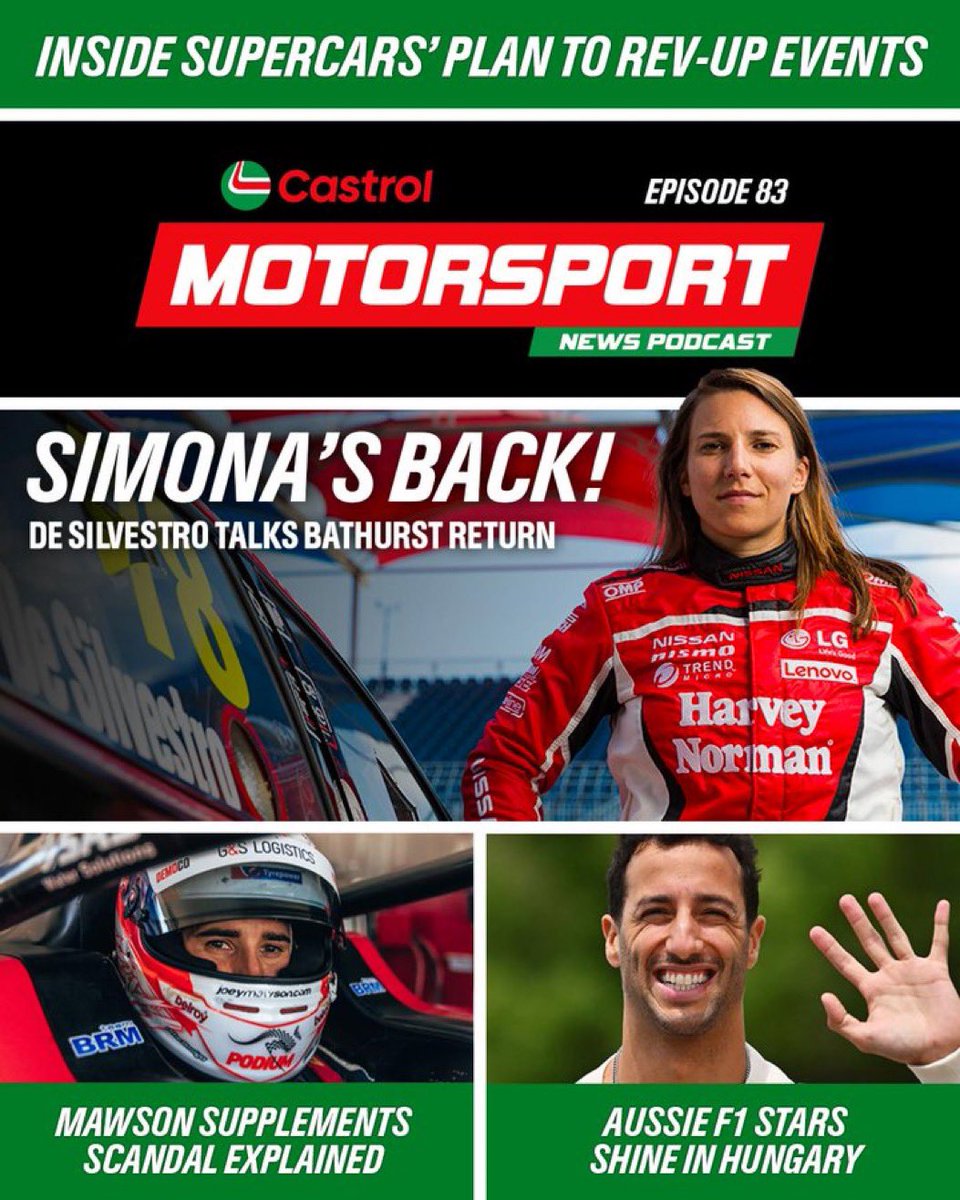 avl_motorsport's tweet photo. BBQ parity, delicious low-hanging fruit and flying throttle bodies. That’s right, it’s all in this week’s episode of the Castrol Motorsport News podcast. @SJBartholomaeus 

APPLE >> https://t.co/uIw5dJI9ER
SPOTIFY >> https://t.co/sQtBjpSgsO

#RepcoSC  #F1 https://t.co/LHDgT1Teya