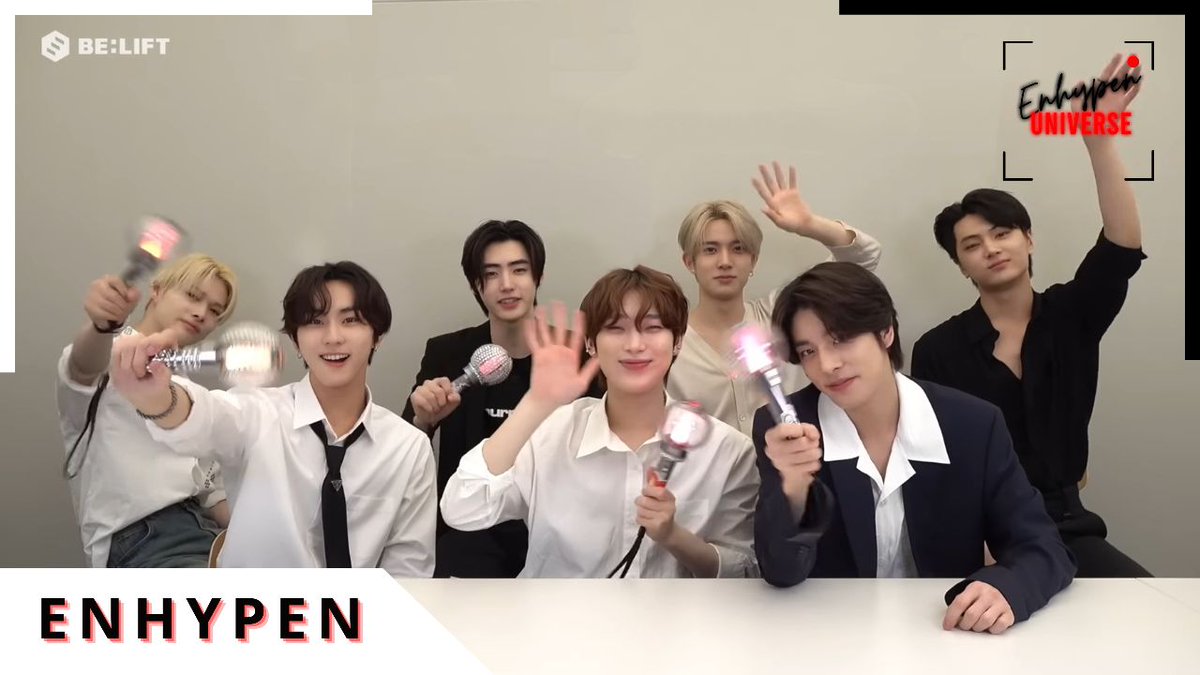 📽 | Oi Engene ~

Hoje teve vídeo!

Os meninos ensinaram o Fanchant de #Karma !

Vão deixar amor 💘 

~Say

#ENHYPEN #엔하이픈 

Link: youtu.be/fIfy0P2Cv5s