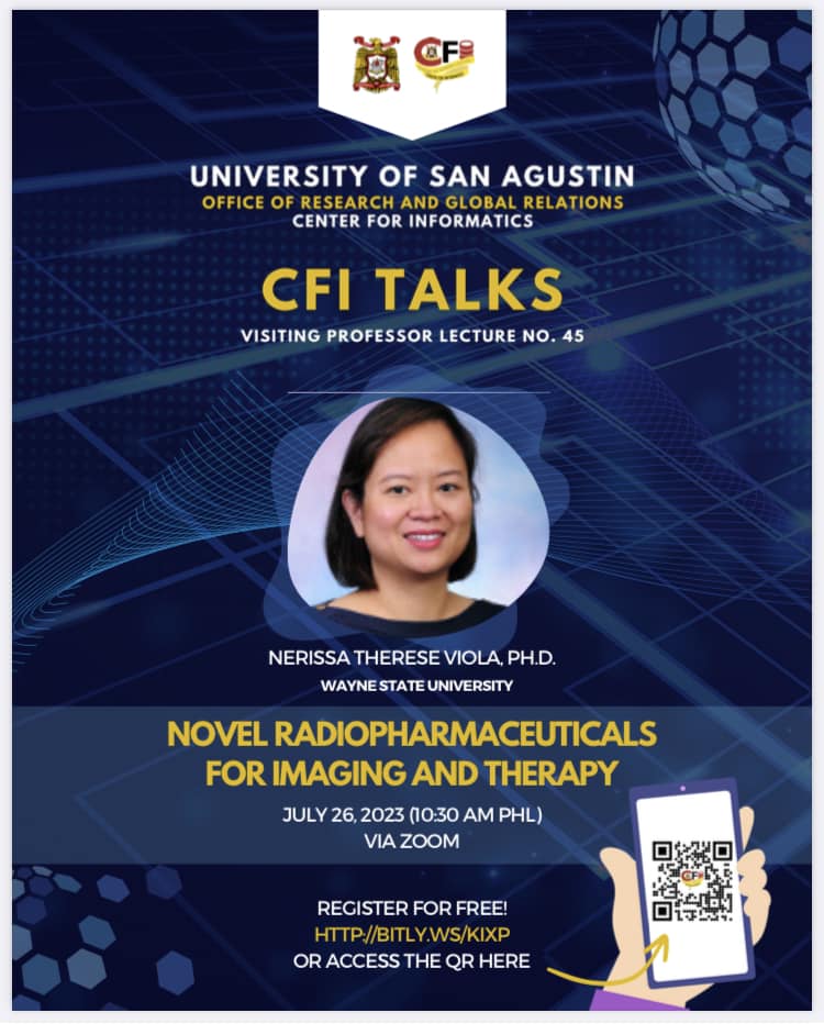 Spreading the good news of nuclear imaging and radiopharmaceutical therapy today at my home country - the Philippines.