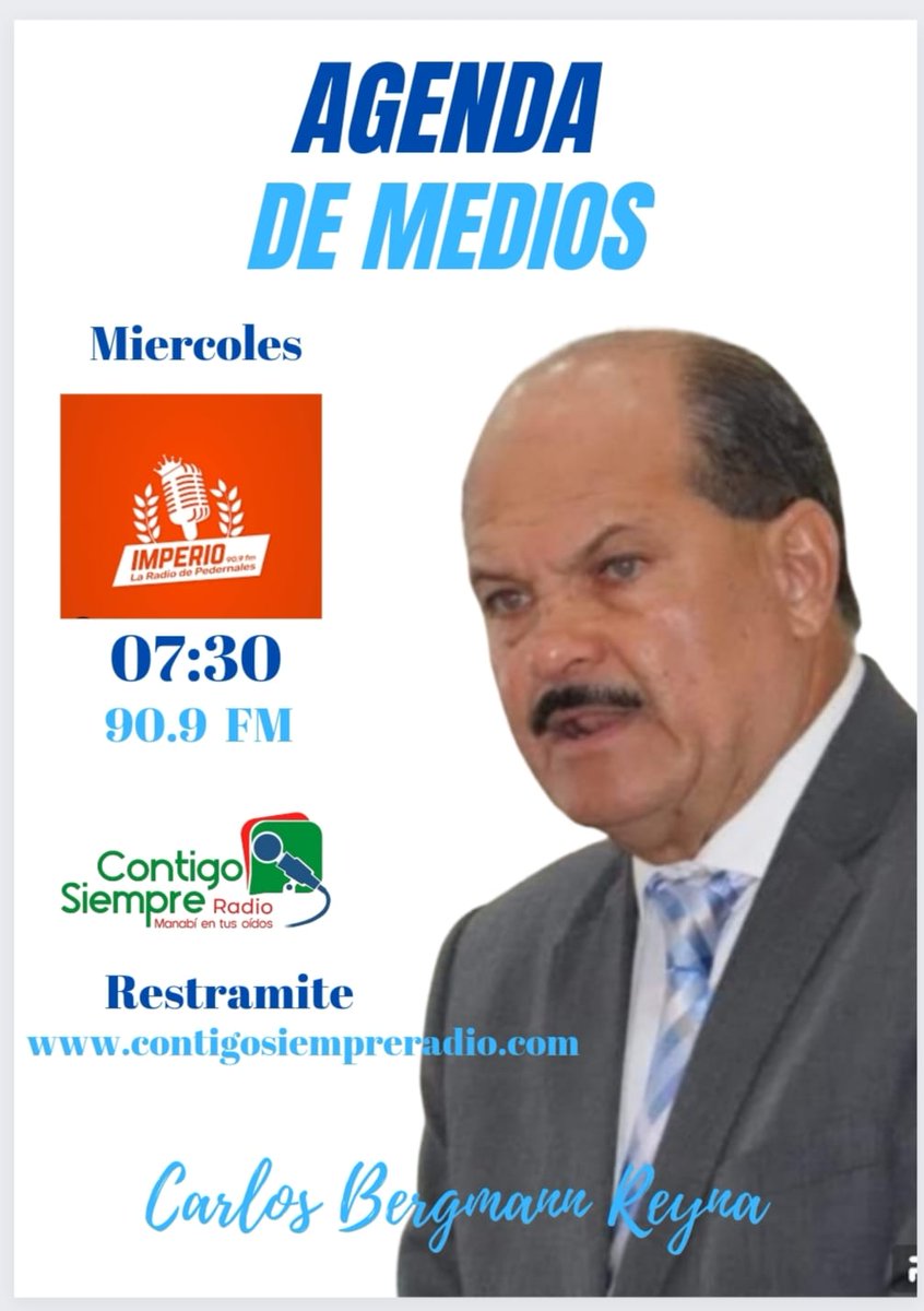 ContigoSiempxe's tweet photo. Mañana estaremos en @imperio909fm conversando de la seguridad, política y economía, acompáñanos en @ContigoSiempxe  @MashiRafael https://t.co/HZxZrAdunh
