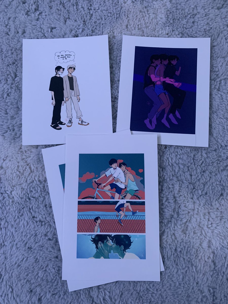 EvilTwinTrio's tweet photo. I HAVE @sopedoods ART IN MY HANDS!!! 😭🫶🏽💕👁️✨🌈🐱🐿️Ruthie they’re beautiful…but i definitely should have gotten bigger prints. I’ll have to keep that in mind when i inevitably order more haha! https://t.co/vqmm8WrYls