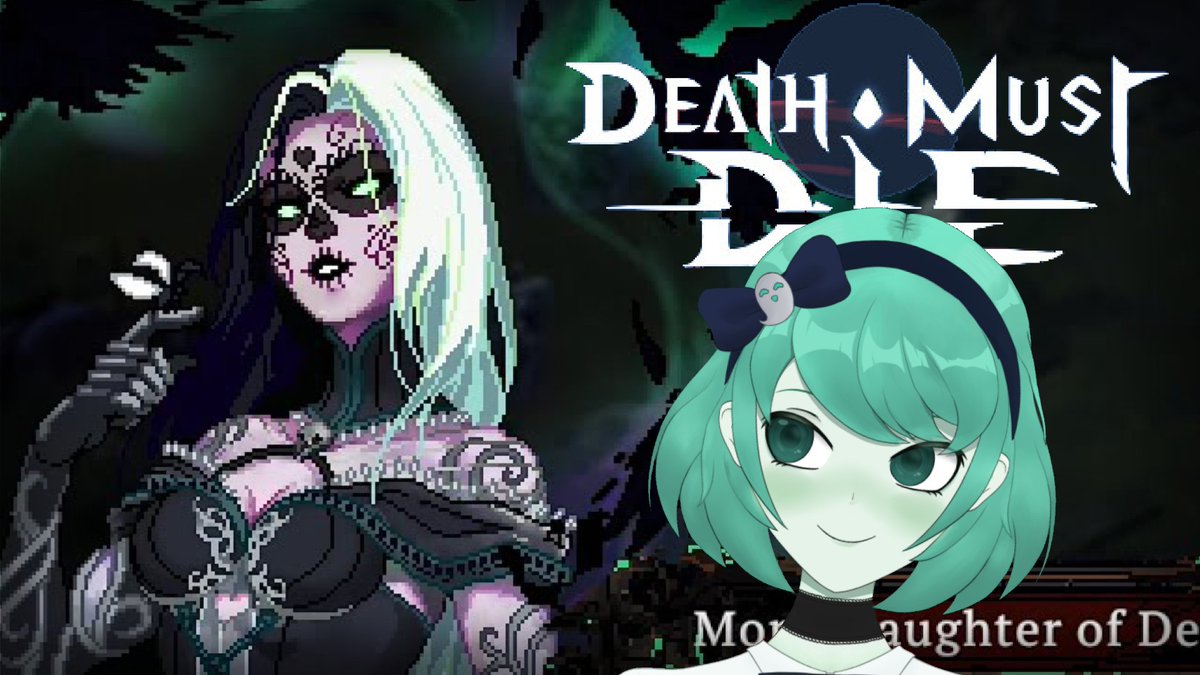 Vrisvi's tweet photo. 【Death Must Die - Demo】
Mommy Mort, lend me your power
I want to break that 10 minute boss 💪
Starting 1PM AEST 🕐✨
#VriStreams #Vtuber #ENVtuber #VtuberEN #DeathMustDie https://t.co/pr9eOQkh5F