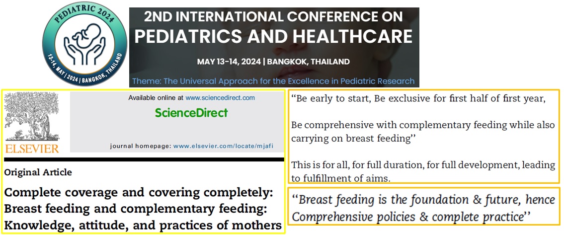 Privilege to be invited, interestingly!
Spl Thks Scientex Conferences
All efforts for advancing excellent start of life
leading successfully Breast feeding
Interesting research
https://t.co/TmJB4nxSTn
https://t.co/uKJYjzKQOs

@MoHFW_INDIA
@aiims_newdelhi
@IITKgp #Med Science Tech https://t.co/Br45x4j5dM