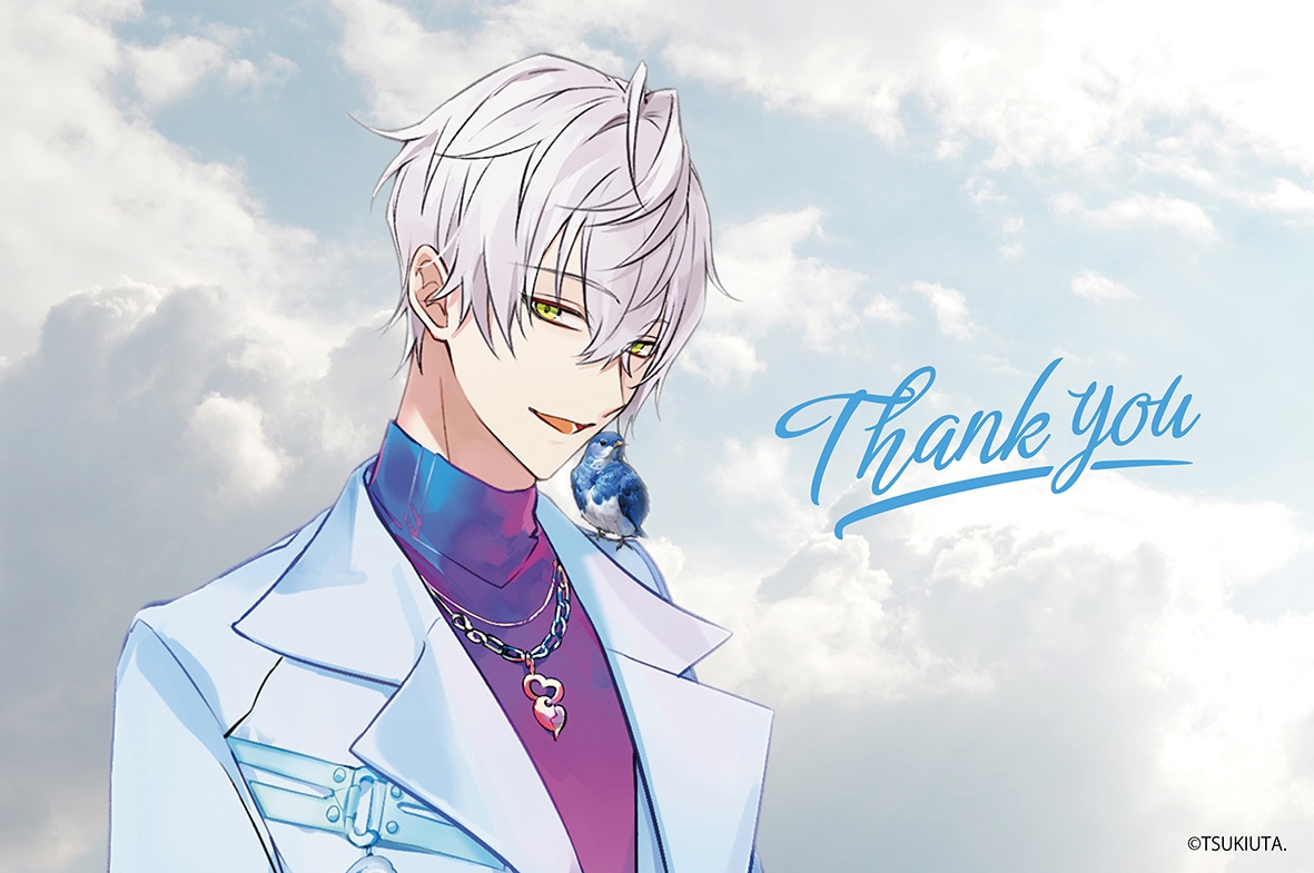 tsukiuta1's tweet photo. ☆ありがとう☆

隼「世界中に溢れる沢山の声を届けてくれて、ありがとう！
広く大きな空に羽ばたいたら、好きなことを好きなだけ、自由に楽しく囀り続けてね？」

꒰ঌ.ˬ.໒꒱<tweet!

#大好きな青い鳥
＃ありがとう https://t.co/T1SjrGGrpE