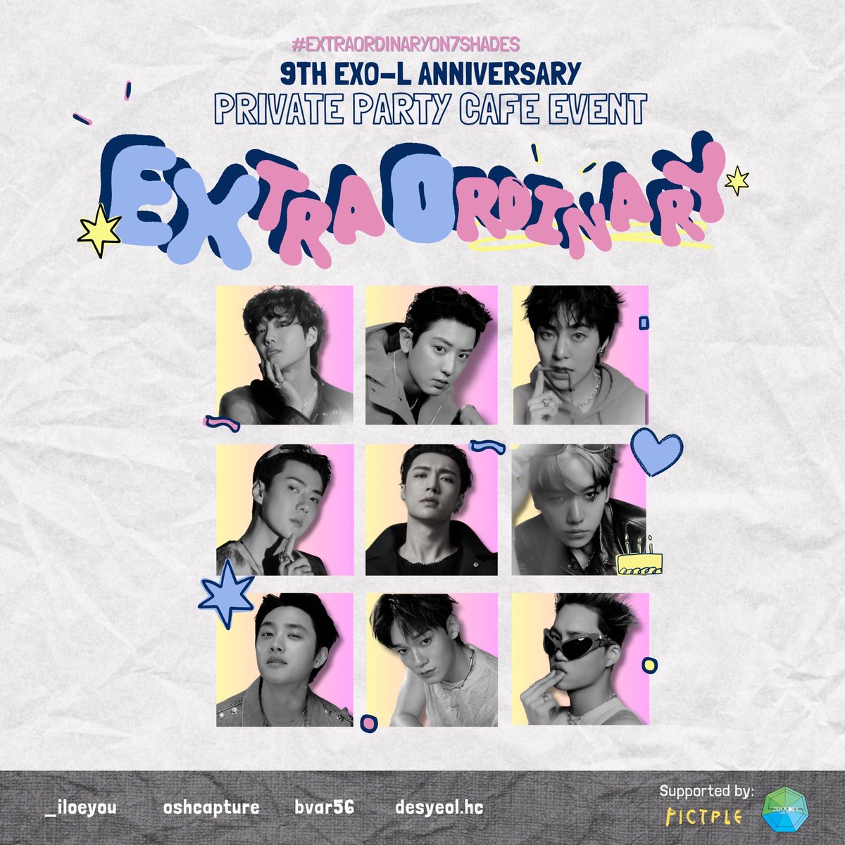 fearbianxian56's tweet photo. To celebrate 9th exo-l anniversary this year, we are back:EXtraOrdinary 2.0! Cafe Event! forever & always with EXO ♡
check the details on photo below, dont miss it!✨
#EXtraOrdinaryon7ShadesCoffee #exolanniversary #exolevent #exolproject #kpopevent #cafeevent #kpopeventjakarta https://t.co/1vcFvp1Po5