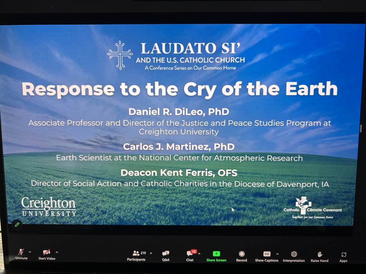 carlonimbus's tweet photo. Laudato Si' Conference was fantastic! Thanks @CatholicClimate for inviting me to speak on my story, research, and scientific perspectives on the Cry of the Earth! #LSUS2023 https://t.co/lilMK93qiX