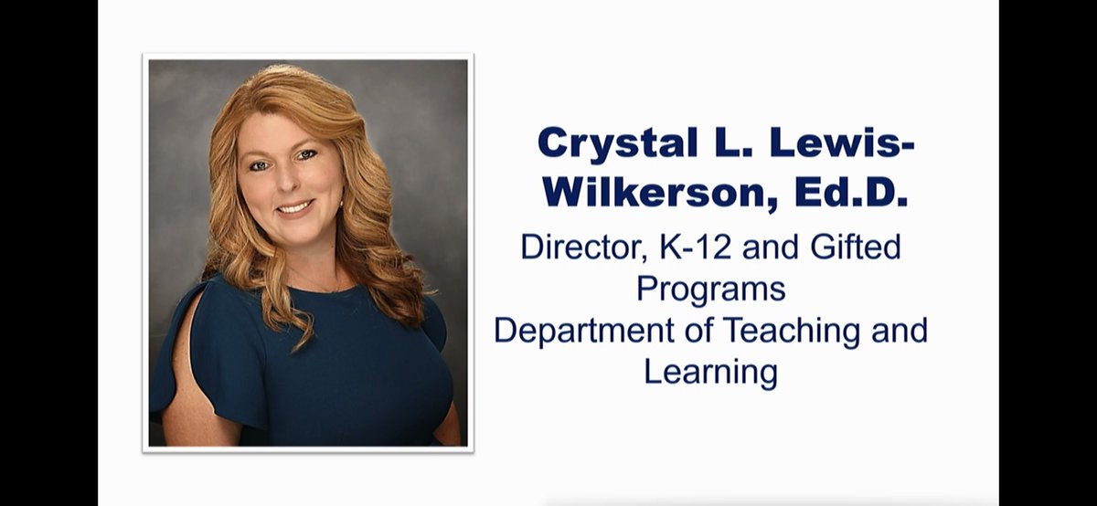 Congratulations <a href="/crystal_wilky/">Dr. Crystal Wilkerson, NBCT</a> on your appointment! I am so excited for and proud of you!!!!!!!❤️