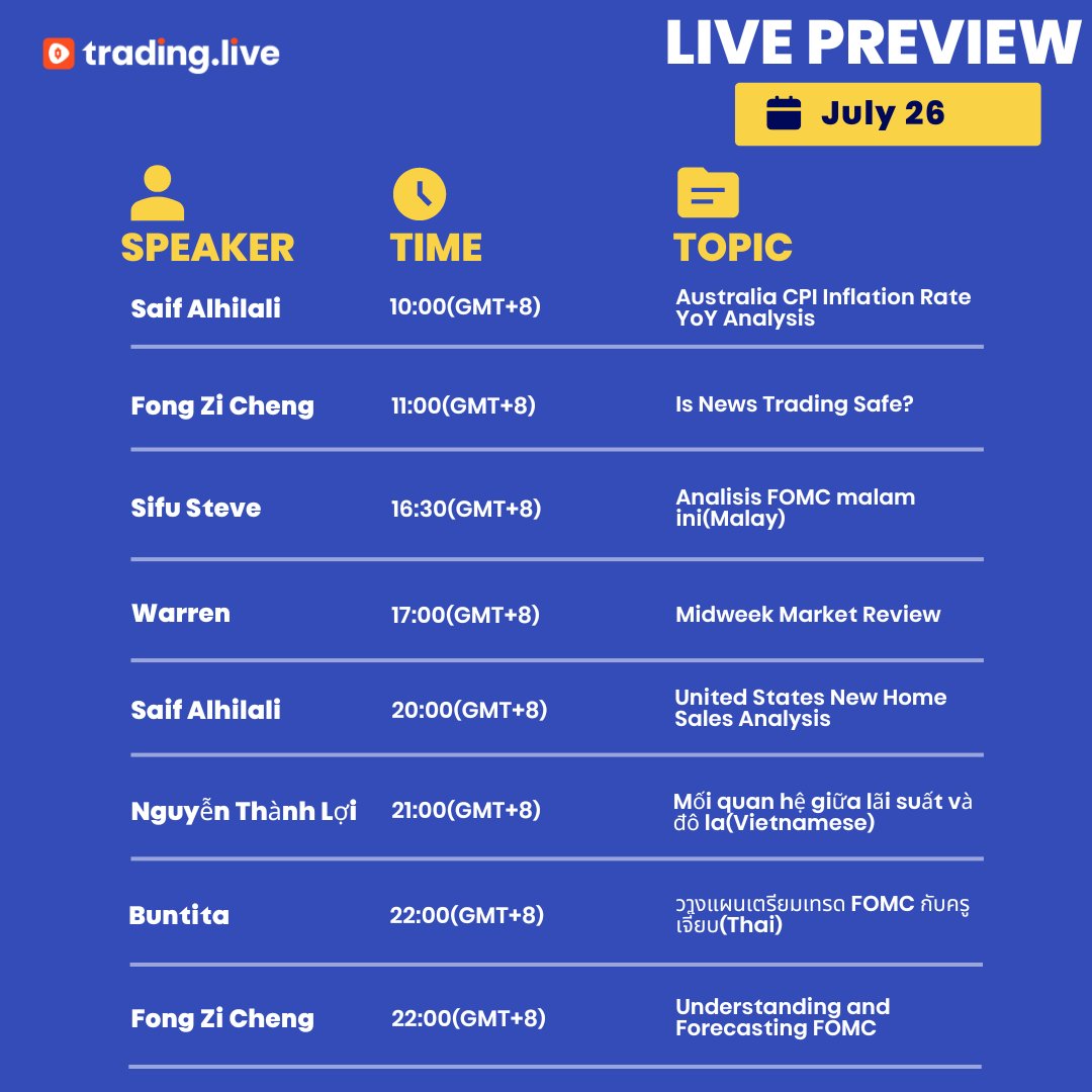 TradingLive_'s tweet photo. 💥 Eager to boost your forex trading skills? 💥
📣 Don't miss out on this exciting opportunity to learn from the experts! Sign up for our live stream today!👏 👏 👏
#FOMC #forextrading #TRADINGTIPS https://t.co/Jak0fXbxRY