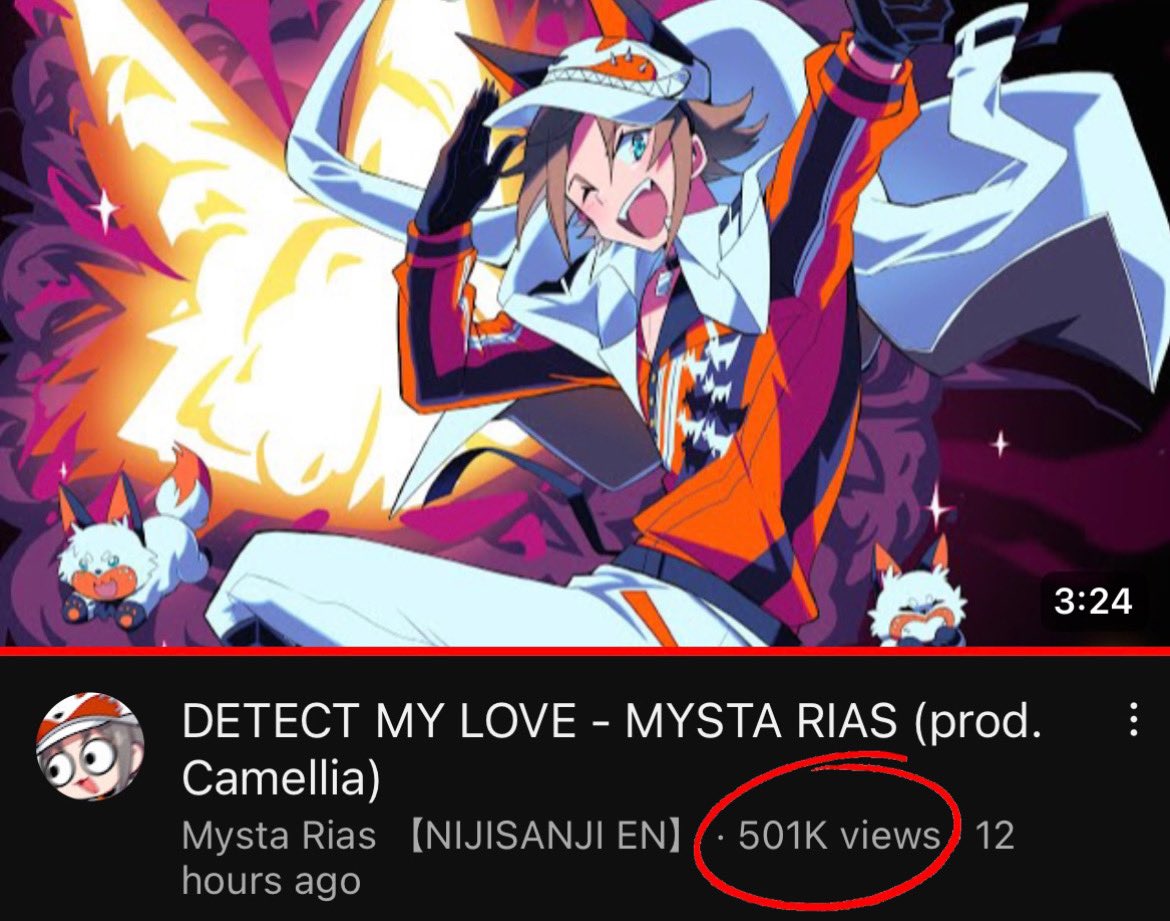 thefairypixel's tweet photo. HALF A MILLION IN 12HOURS! MYSTA RIAS REALLY UNDERESTIMATE MYSTAKES ARMY! 🔥🧡 https://t.co/C1VE5nbBQd