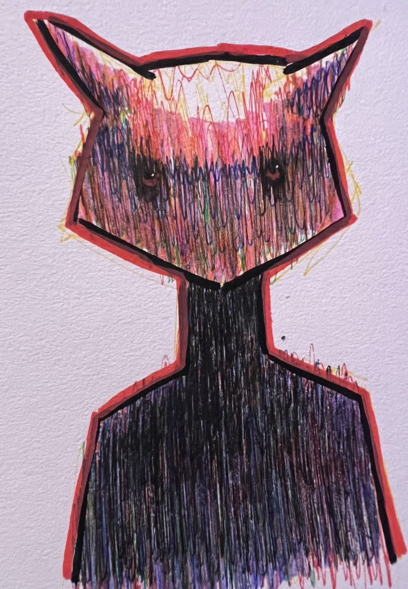 CMachine9999's tweet photo. creepy mode... #art #ArtistOnTwitter #traditionalart #sketch https://t.co/T3138ItDs5