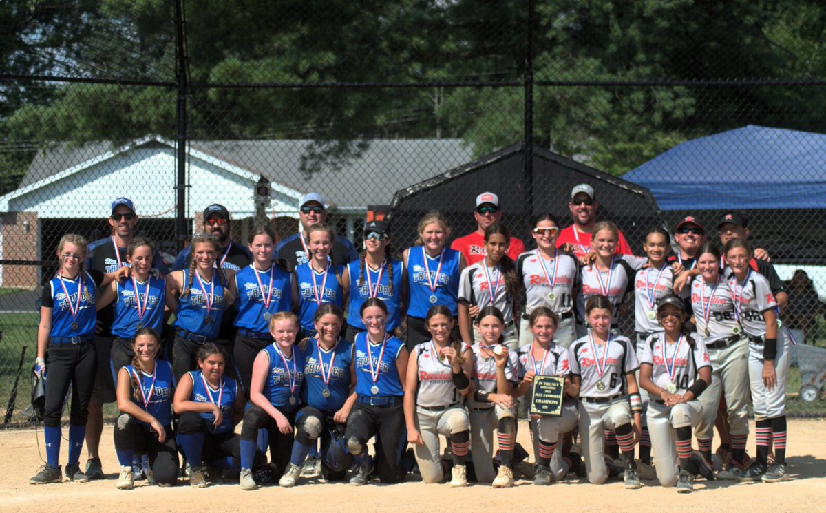 rev_fastpitch's tweet photo. Congratulations to Revolution Fastpitch Schwanda - 12U Open Champions in the July Jamboree in Hershey, PA!
They went 5-1 for the tournament, outscoring opponents 52-15. What a great way to close out the season! #revolutionfastpitch https://t.co/7pBNXVn8Mi