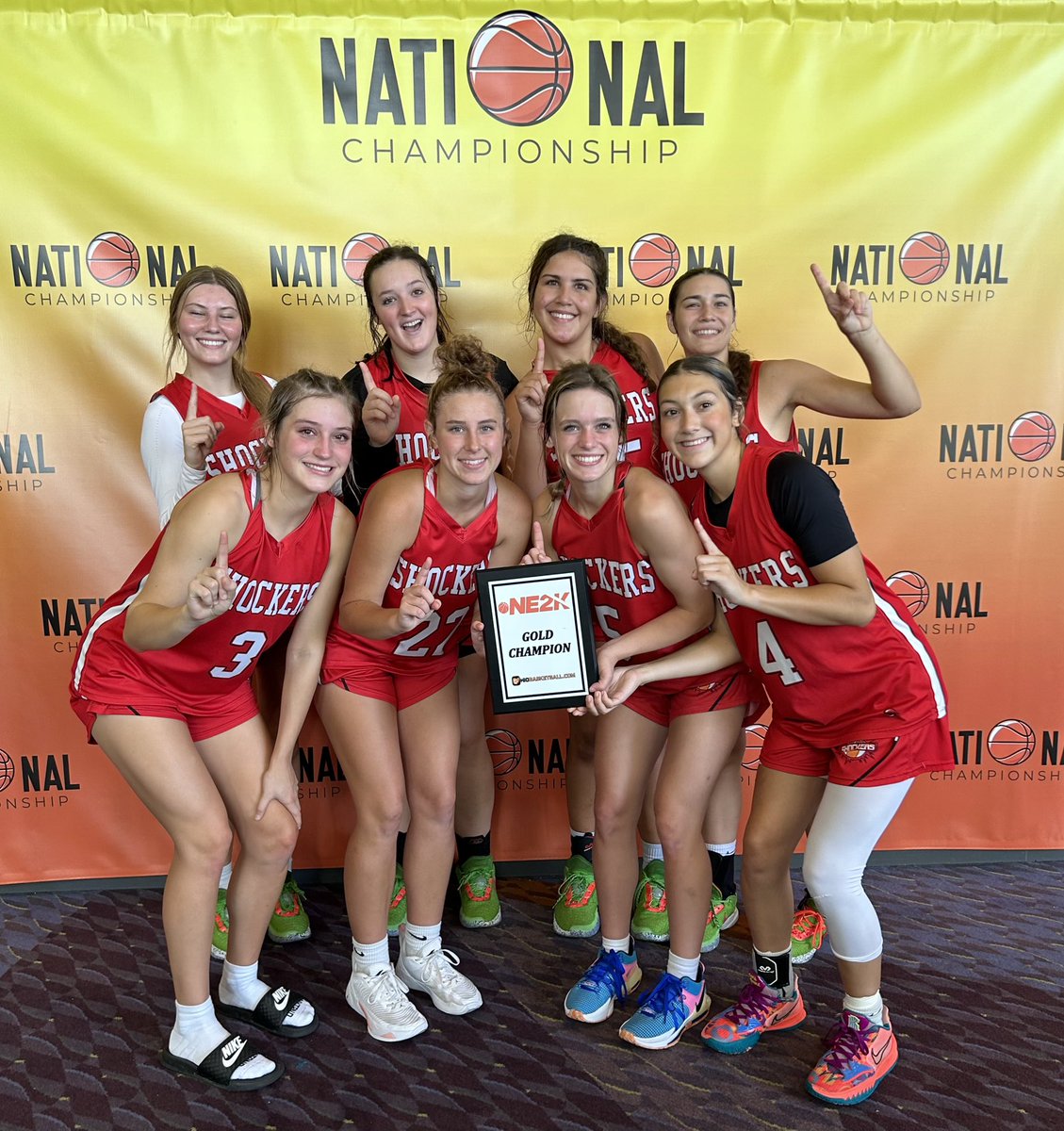 BIG Congratulations to the WTX Shockers 2024 Team for Winning the Gold Division of the <a href="/NE2KHoops/">NE2KHoops</a> National Championship in Orlando!!
#Familyon6
<a href="/jamberbball/">Jamber Basketball</a> 
<a href="/gracebooth_02/">Grace Booth</a> <a href="/lilyyjeanmarie/">lily cunningham</a> <a href="/jasvillarreal21/">jas</a> <a href="/MadyShield/">mady shield</a> <a href="/allefarmerr/">ALLE</a> <a href="/destineyhopkin4/">destiney hopkins</a> <a href="/payton_conner55/">Payton Conner</a> <a href="/brooklynh45/">Brooklyn hurtado</a>