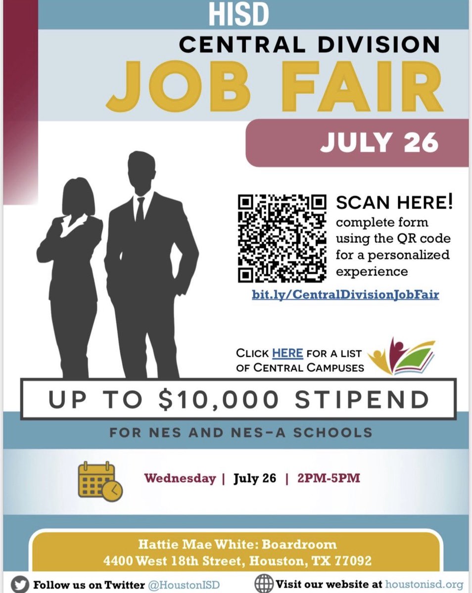WeLoveWheatley's tweet photo. @WeLoveWheatley is looking for a Choir teacher! Get matched tomorrow at the Central Division Job Fair or contact the school at 713-671-3900. #NES https://t.co/SlnrvHnzk4