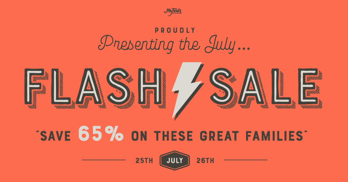 MyFonts's tweet photo. Have you shopped our #SummerFlashSale?! Today's deals END TONIGHT, and they won't be coming back. Shop while you can: https://t.co/MqU6NSe2oR https://t.co/0Mbara7suD