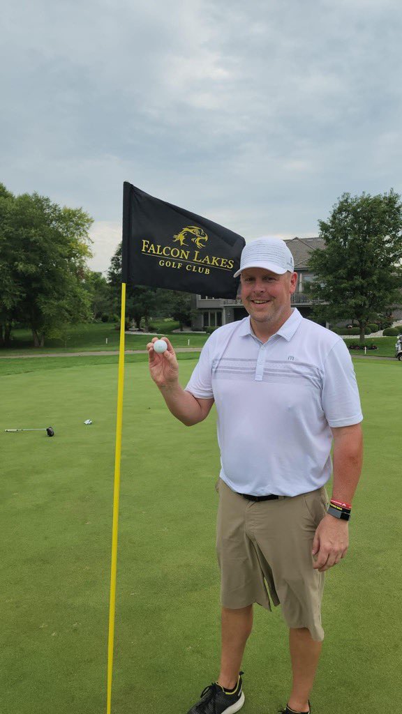 Congratulations to Andy Oustland for his ace on #8 today!