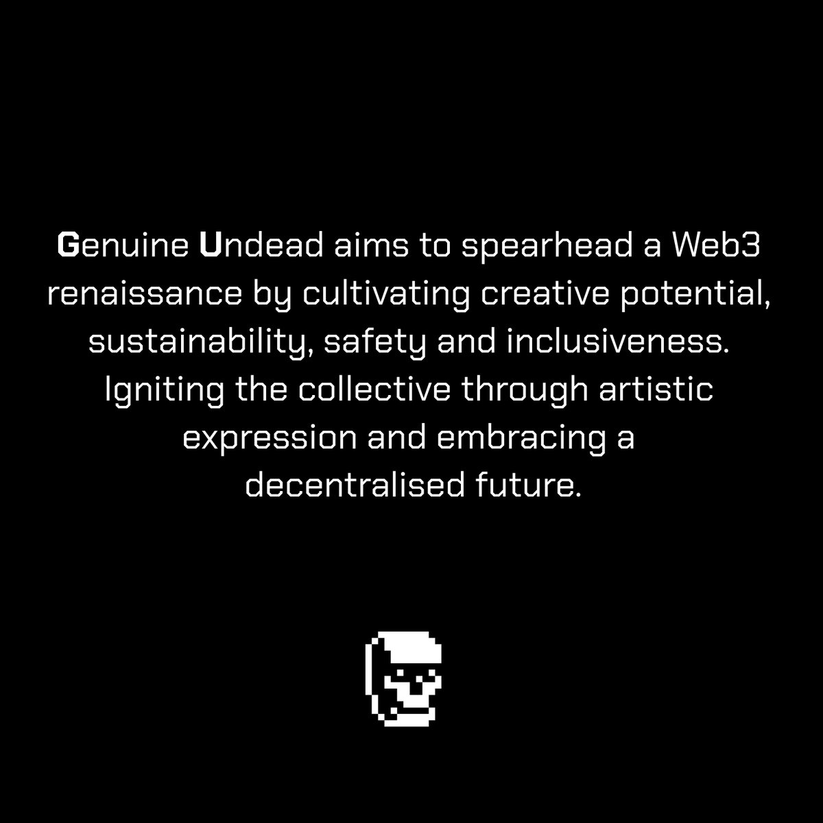 tenebrini's tweet image. • We don’t have influencers. 
• We don’t have millions of dollars. 
• We don’t have a serum/secondary collection.

What we do have is some of the best art and THE best community in the NFT space. We are #GenuineUndead

#StayGenuine