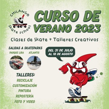 ChilangoSkate's tweet photo. Tenemos Curso de Verano 😍. El año pasado estuvo increíble y este nos ha quedado de lujo. Acá toda la info https://t.co/H0xYfF9n5h https://t.co/z699Ga422K