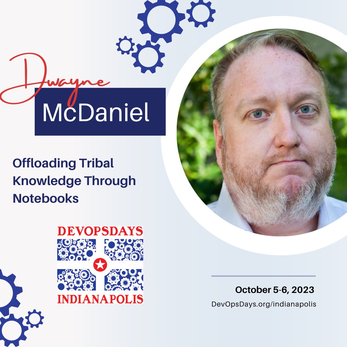 📢 Meet <a href="/McDwayne/">@mcdwayne@mastodon.social Dwayne McDaniel</a>, another one of our esteemed speakers for #DevOpsDaysIndy 2023! Daniel  is a seasoned DevOps expert and an industry trailblazer.

🗓️ Register for the event on October 5-6, 2023 and view the full event program at  devopsdays.org/indianapolis

#DevOps #DevOpsDays