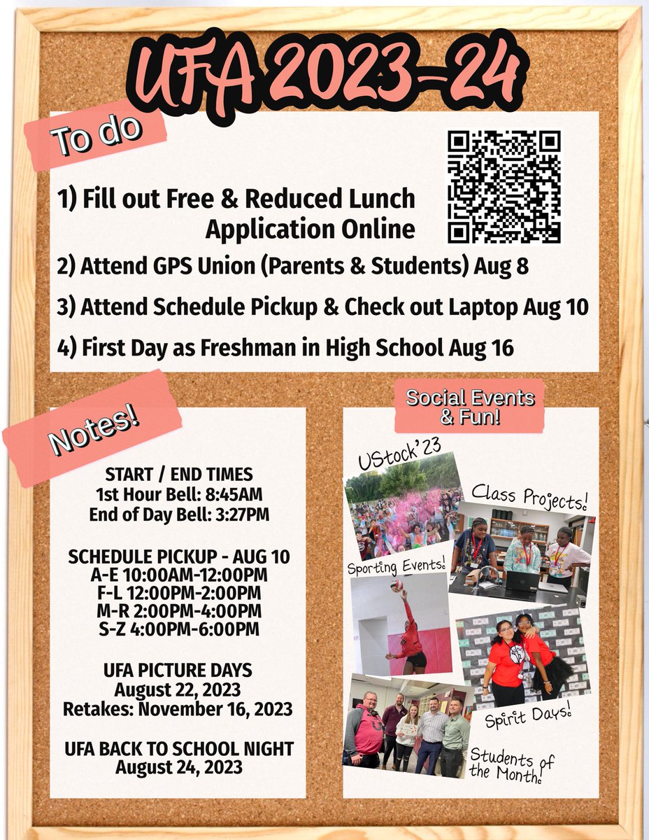 UHS Freshman Academy tweet media