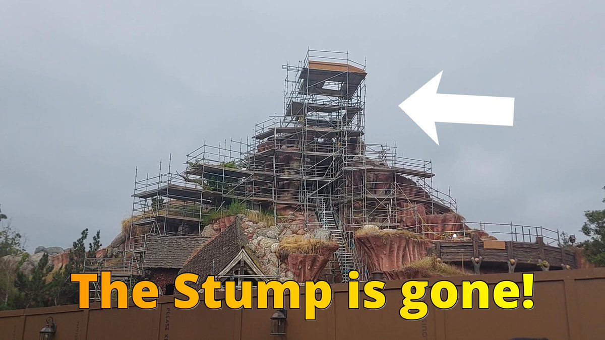 parktime55's tweet photo. Check out the missing stump in our latest construction update!

https://t.co/3U4agOZgJ8

#disneyland #disneylandconstruction #disneyvlogging #parktimeadventures https://t.co/HJM59RRmRn