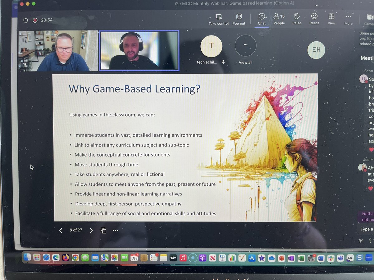 First #MicrosoftCertifiedCoach monthly meeting offered some great strategies to support Ts in game-based learning. @BeckyKeene @MrMerrillsClass @StephenReidEdu