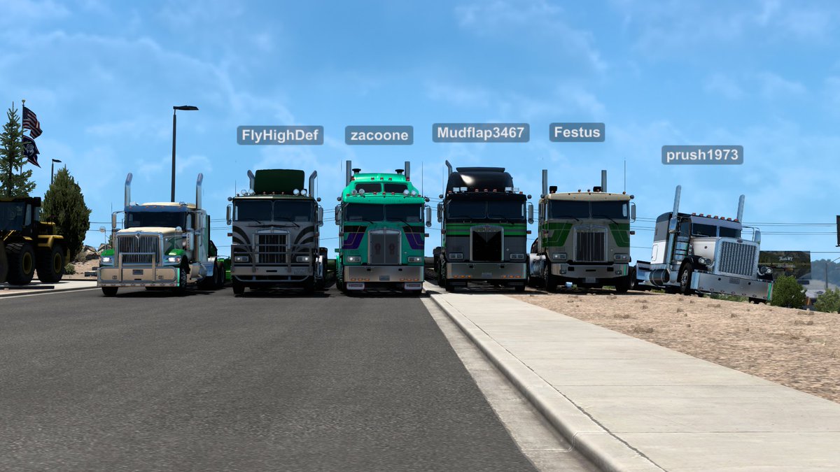 VangardVTC's tweet photo. Great to see all the drivers in tonight's Old's Cool Run on our ATS dedicated server.
#vangardvtc
#atsdedicatedserver
#scssoftware
#ats https://t.co/5xK30Tdo5J
