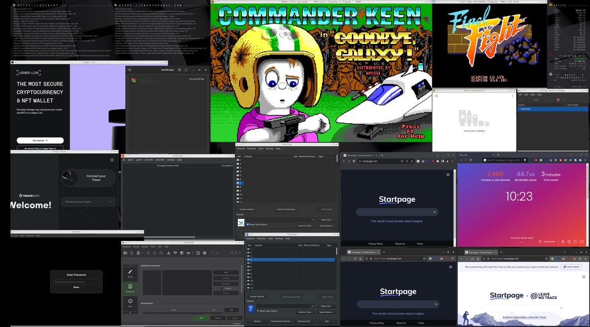 CipherSechs's tweet image. * Crypto-SOS - FOSS
* 5GB RAM overhead
* 16GB USB drive
#Debian #Crypto #Startpage #Yubico #IncidentResponse